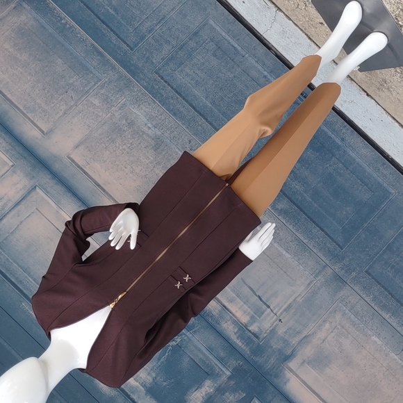 ALLEN SAMO LADIES VINTAGE METAL ACCENTED  LUXURY SWEATER JACKET (USA) - Picture 14 of 17